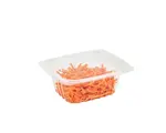 Dart C32DCPR, 32-Ounce ClearPac Clear Rectangular Plastic Container with a Flat Lid, 252/CS