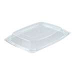 Dart C32DDLR, ClearPac Clear Rectangular Dome Plastic Lid, 504/Cs