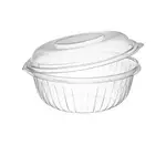 Dart C32HBD 32 Oz PresentaBowls Clear OPS Bowl with a Hinged Dome Lid, 150/CS