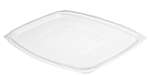 Dart C64DLR, ClearPac Clear Rectangular Flat Plastic Lid, 252/Cs (Discontinued)