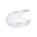 Dart C80UT1 10.5-Inch StayLock Clear OPS Oblong Deep Base Container with a Hinged Lid, 200/CS