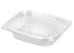 Dart C8DCPR, 8-Ounce ClearPac Clear Rectangular Plastic Container with a Flat Lid, 252/CS