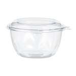 Dart CTR16BD, 16 Oz PET Tamper-Evident/Resistant Bowl w/ Dome Lid, 240/CS