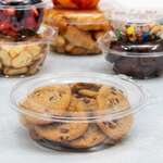 Dart CTR48BF, 48 Oz PET Tamper-Evident/Resistant Bowl w/ Flat Lid, 100/CS