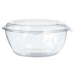 Dart CTR64BD, 64 Oz PET Tamper-Evident/Resistant Bowl w/ Dome Lid, 100/CS