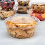 Dart CTR64BD, 64 Oz PET Tamper-Evident/Resistant Bowl w/ Dome Lid, 100/CS