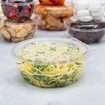 Dart CTR64BF, 64 Oz PET Tamper-Evident/Resistant Bowl w/ Flat Lid, 100/CS