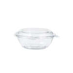 Dart CTR8BD 8 Oz SafeSeal Clear Tamper-Resistant PET Bowl With A Dome Lid, 240/CS