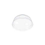 Dart DLR16-0090 Clear PET Dome Lid with 1-Inch Hole, 1000/CS