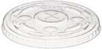 Dart L10C, Clear Straw Slotted Plastic Cup Lid, 1000/CS