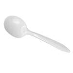 Dart SU6BW, 5-5/8-Inch Style Setter White Polypropylene Soup Spoon, 1000/CS