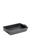 Default OLD MOUNTAIN 10192-OM, 7.75x4.25-Inch Pre-Seasoned Rectangle Single Serve Cast Iron Dish