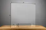 CGPSG29294 29x29-Inch Acrylic Protection Sneeze Guard w/4.5-inch Opening, EA