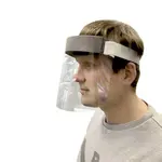 Default HFS-1007 7.5-Inch Small Polycarbonate Face Shield, EA