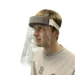 Default HFS-1011 11-Inch Large Polycarbonate Face Shield, EA