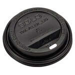 Dopaco DDL10SB Black Traveler Dome Lid for 10(Squat)/12/16/20/24 Oz Cups, 1000/CS (Discontinued)