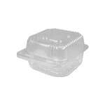 Durable Inc Durable Packaging PXT-11600, 5.25x5.63x3.25-Inch Duralock Deep Clear Hinged Lid Plastic Container, 500/CS