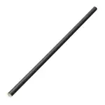 EcoChoice 485WPJ7BK, 7.75-Inch Jumbo Black Individually Wrapped Paper Straw, 3200/CS