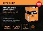 Effo ECH, 35 Lb Chef Universal Sunflower Oil with Food Additives