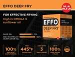 Effo EDF20, 20 Lb Deep Fry 100% High Oleic Sunflower Oil