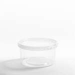 Elfe Plastik 7004EP 12 Oz Round Plastic Tamper Evident Container, 500/CS. Lids Sold Separately.