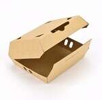 LK RF-VSNKL, 6.38x5x2.25-Inch ReadyFresh® Vented Hot Snack Container (Large), 300/CS