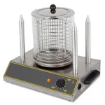 Equipex CS4E, 18-Inch Wide Hotdog Steamer with Spike Toaster, NSF, USA