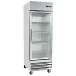 Eurodib CFD-1RRG, 30-inch Glass Door Reach-In Refrigerator, 23 Cu. Ft