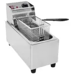 Eurodib SFE01860D, 8 Qt Commercial Electric Countertop Fryer, 3200W, ETL