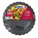 Fineline Settings 1106100, 6-inch Caterer Choice Premium Plates, Club Pack, 600/CS