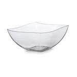 Fineline Settings 116-CL, 16 Oz. Clear Plastic Serving Bowls, 80/CS