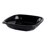 Fineline Settings 15024M-BK, 24 Oz Super Bowl Plus Medium Rectangular Black PET Bowl, 300/CS