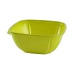 Fineline Settings 15048M-GRN, 48 Oz Super Bowl Plus Medium Rectangular Green PET Bowl, 300/CS (Discontinued)