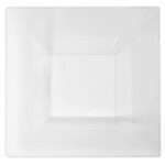 Fineline Settings 1612-CL, 12 Oz Solid Squares Clear Square Bowl, 120/CS