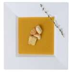 Fineline Settings 1612-WH, 12 Oz Solid Squares White Square Bowl, 120/CS
