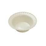 Fineline Settings 205-BO, 5 Oz Flairware Polystyrene Bone Dessert Bowl, 180/CS (Discontinued)