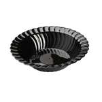 Fineline Settings 212-BK, 12 Oz Flairware Polystyrene Black Bowl, 180/CS