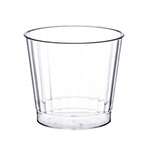 Fineline Settings 2409-CL-X, 9 Oz. Renaissance Clear Plastic Tumblers, 20-Piece Pack