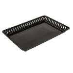 Fineline Settings 293-BK, 9x13-inch Flairware Polystyrene Black Serving Tray, 99/CS (Discontinued)