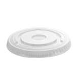 Fineline Settings 31107FLS, 107 mm Super Sips PET Flat Lid with Slot for 32 Oz Cold Cups, 1000/CS