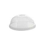 Fineline Settings 3192DLH, 92 mm Super Sips PET Dome Lid with Hole for 9 Sq & 12 Oz Cold Cups, 1000/CS