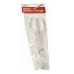 Fineline Settings 3317-CL-X, Platter Pleasers Clear Plastic Salad Scissor Tongs, EA (Discontinued)