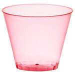 Fineline Settings 409-RD, 9 Oz. Savvi Serve Red Plastic Shot Glasses, 500/CS