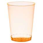 Fineline Settings 410-ORG, 10 Oz. Savvi Serve Orange Plastic Tumblers, 500/CS (Discontinued)