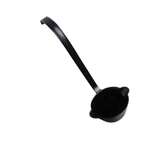 Fineline Settings 530.BK, 1.75 Oz 9-inch Platter Pleasers Small Black Ladle, 72/CS