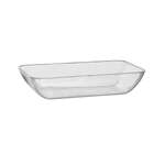 Fineline Settings 6210-CL, 3-inch Tiny Temptations Clear Tiny Rectangular Tray, 200/CS