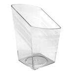 Fineline Settings 6407-CL-X, 2.25x3-Inch Clear Plastic Tiny Trifles, 10-Piece Pack