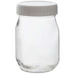 Fineline Settings 6420-CL, 4 Oz Tiny Temptations Clear Mason Jar with Lid, 120/CS