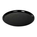 Fineline Settings 7401-BK 14-Inch Platter Pleasers Supreme Round Black Plastic Tray, 25/CS