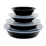 Fineline Settings C1400C.L, 14-inch ReForm Polypropylene Round Flat Lid, 50/CS